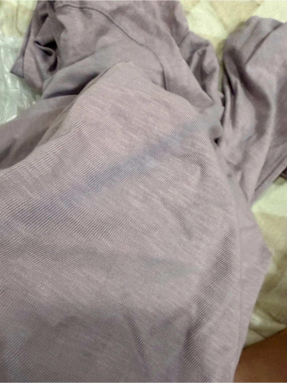 J crew antique lavender Slub cotton hoodie